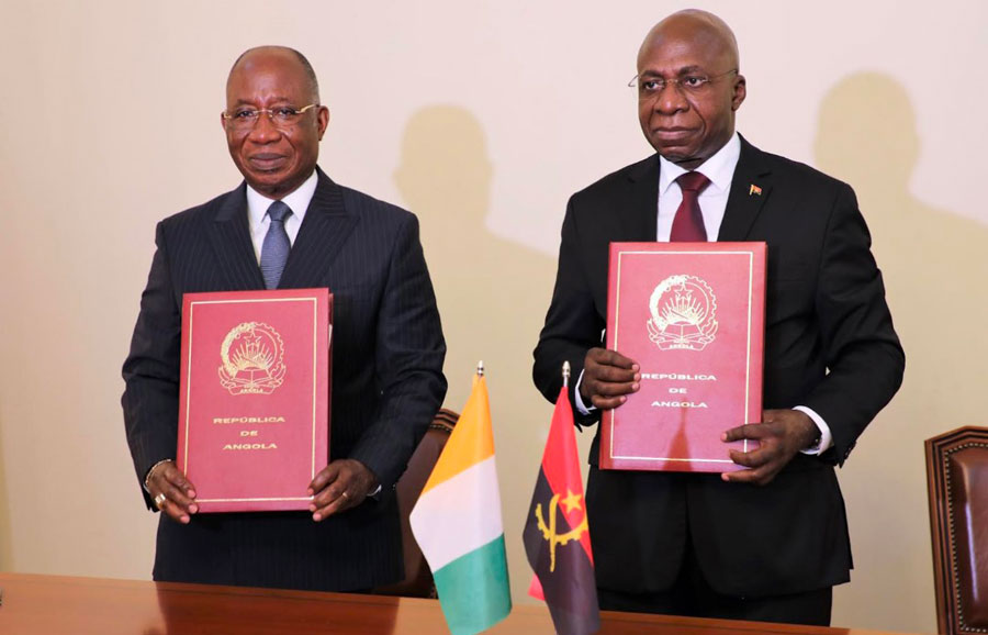 Diplomatie : la Côte d'Ivoire et l'Angola signent plusieurs projets d'accords de coopération