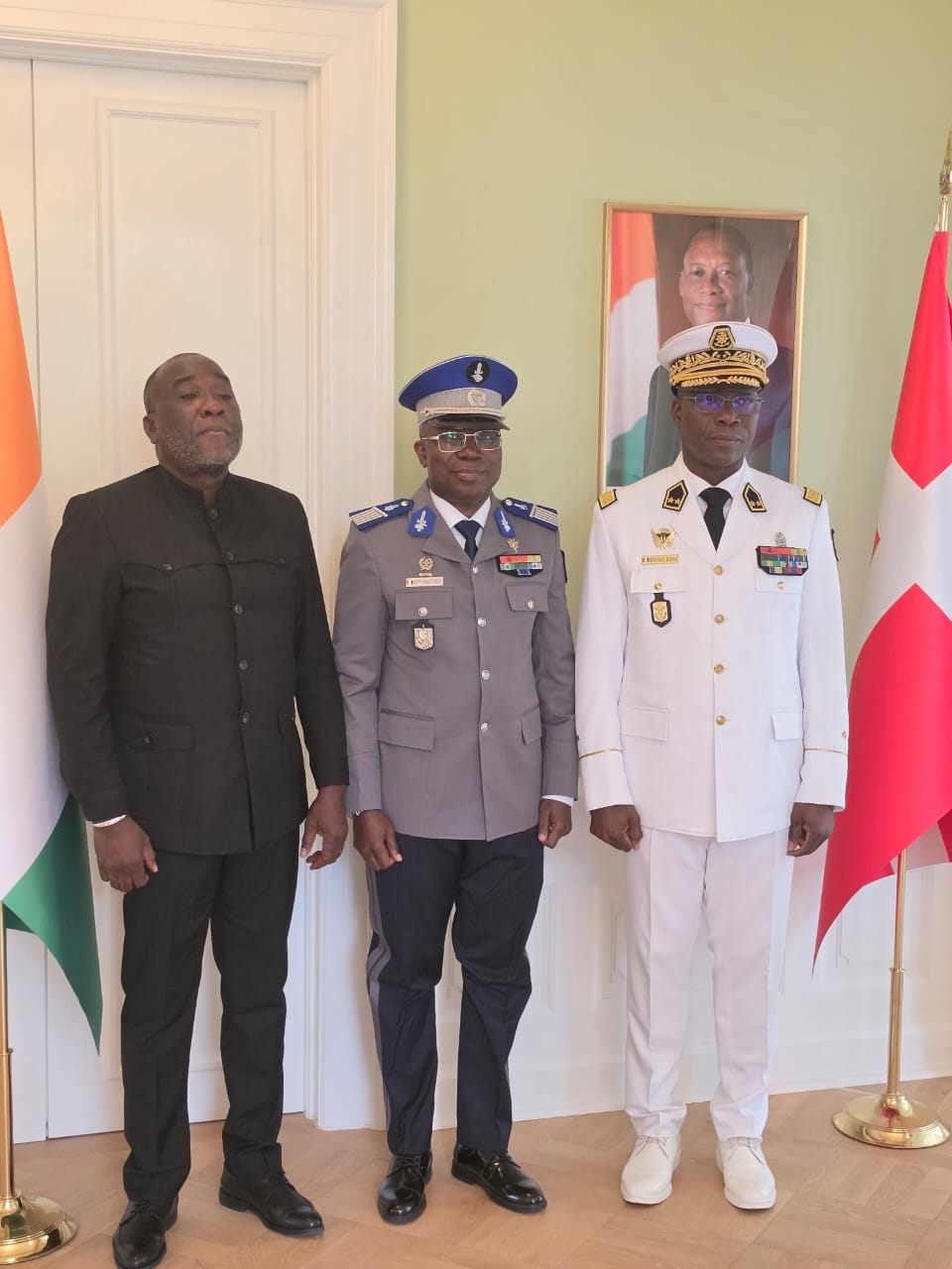 Diplomatie : La Côte d'Ivoire installe son premier attaché de Défense en Scandinavie