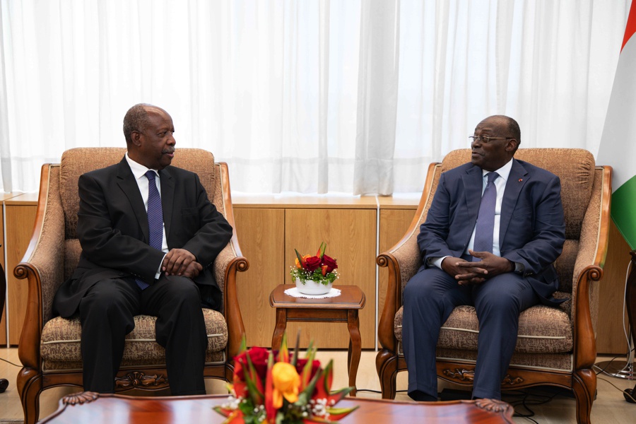 Le Vice-Président de la République a échangé avec le Chef du Bureau des Nations Unies pour l'Afrique de l'Ouest et le Sahel (UNOWAS).