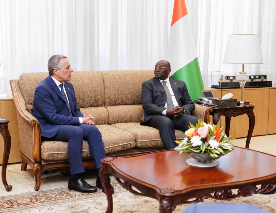 Le Vice-Président de la République a eu un entretien avec le Vice-Président, Ministre des Affaires Étrangères de la Suisse