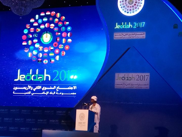Jeddah 2017/ Réunion annuelle du groupe de la Banque islamique de développement (BID) : le discours de Kaba Nialé au nom des gouverneurs africains