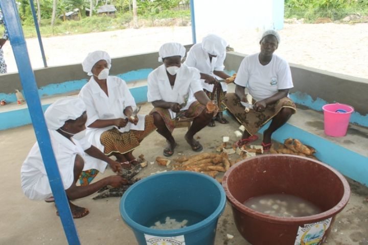 Les vendeuses d’attiéké confrontées à une pénurie de manioc à Niakara