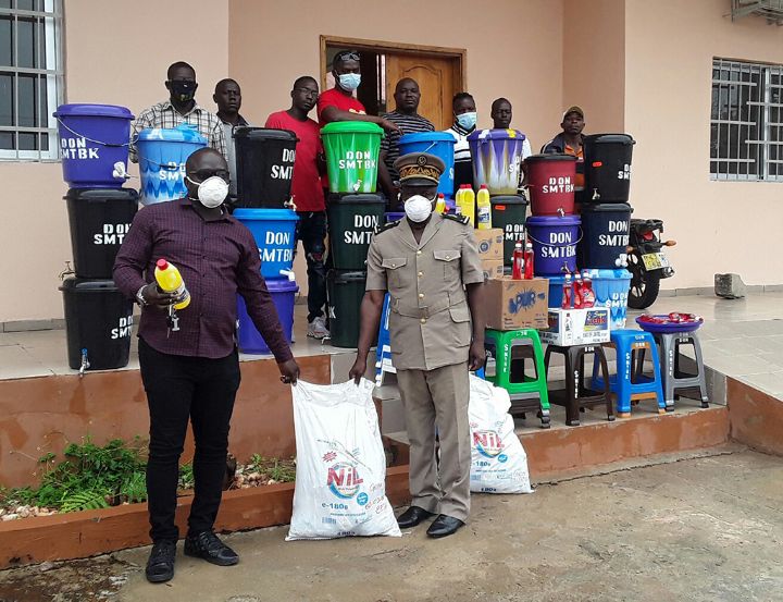 Lutte contre le Covid-19: les populations de Bouna reçoivent des kits sanitaires