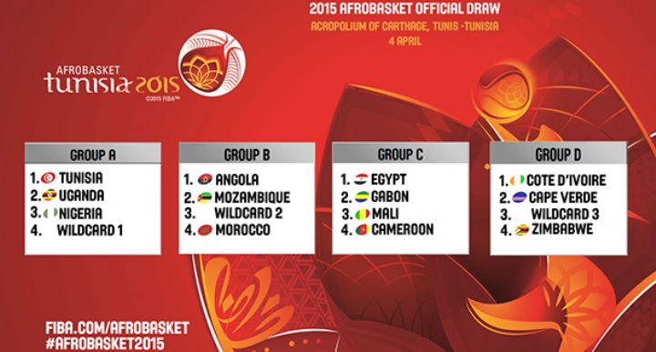 TUNIS (AfroBasket 2015) - Le tirage au sort de l’AfroBasket 2015 a eu lieu ce samedi à l’Acropolium de Carthage à Tunis, la capitale tunisienne.