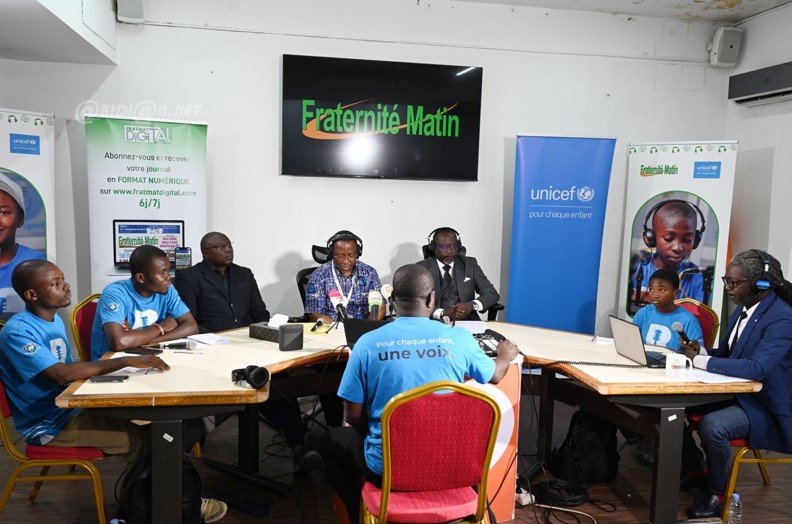 Droit des enfants : Fraternité Matin et l’UNICEF lancent un podcast pour amplifier la voix des enfants dans les médias ivoiriens