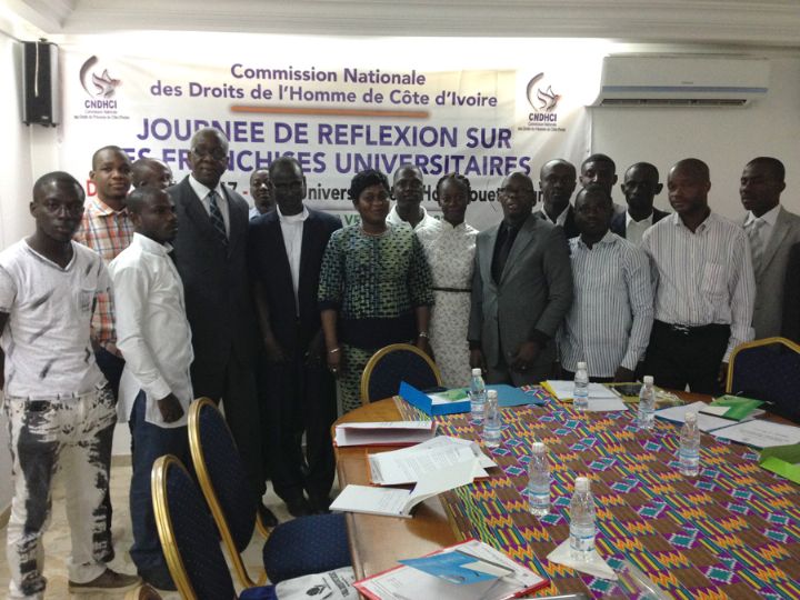 Protection des droits de l’Homme:  La CNDHCI pour la réglementation des franchises universitaires