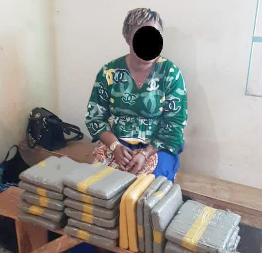 Duékoué : Une dame interpellée avec 20kg de drogue