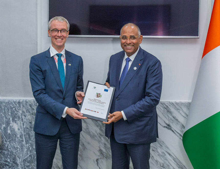 Durabilité du cacao : la Team Europe mobilise 450 millions d'euros pour appuyer la stratégie de la Côte d'Ivoire