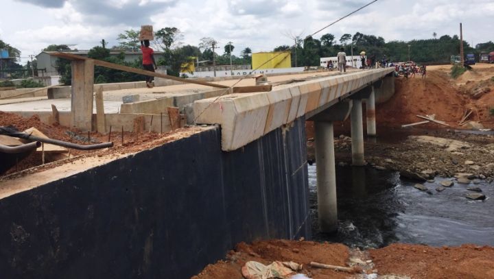 Le nouveau pont Yaka bientôt ouvert à la circulation