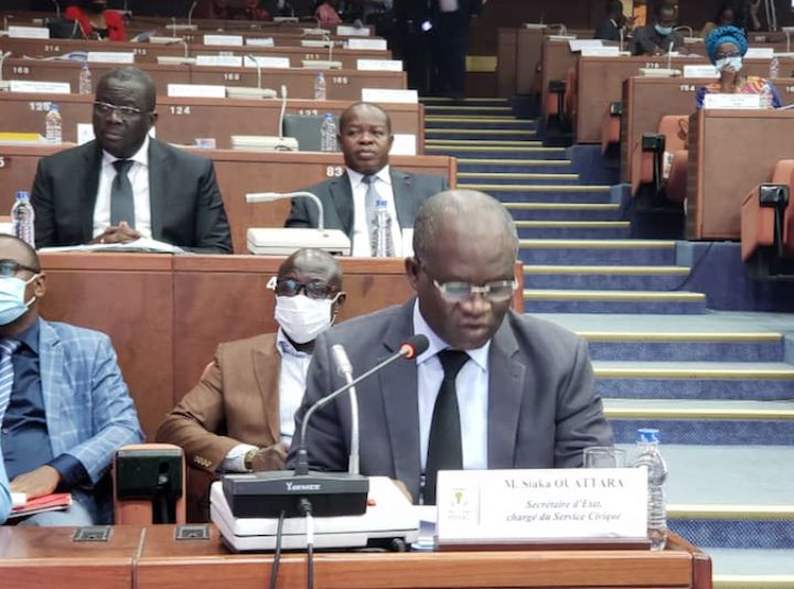 Yamoussoukro/ Sénat: un budget de  2 548 387 657 FCFA pour la relance du service civique