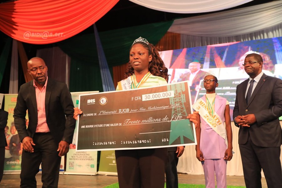 Côte d’Ivoire / Éducation : Assi Sarah Eunice sacrée Miss Mathématique 2025