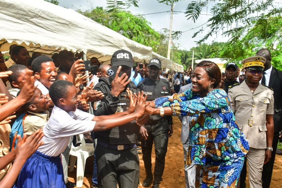 Education: Le Lycée moderne de Bonoua réhabilité visité par la ministre Mariatou Koné