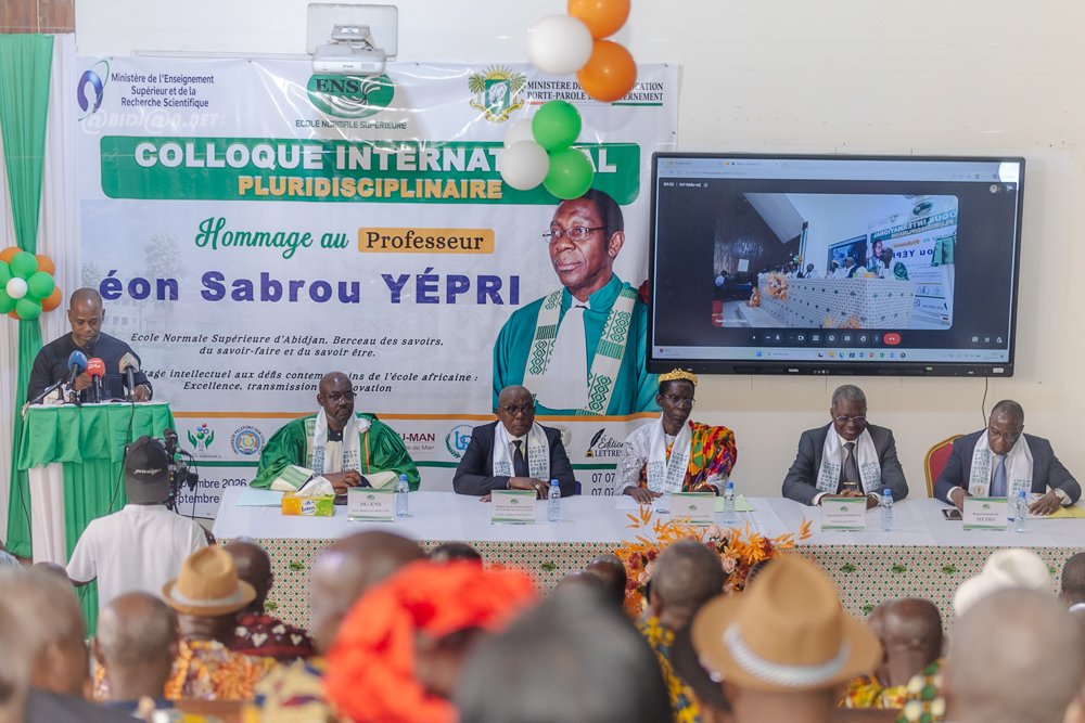 Éducation : l’ENS d’Abidjan rend hommage au professeur Léon Sabrou Yépri et ouvre le débat sur l’avenir de l’école africaine