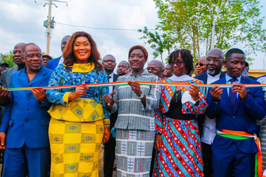 Education Nationale : la ministre Mariatou Koné inaugure le collège Dominique Ouattara de Ouragahio, d’une capacité de 1 600 élèves