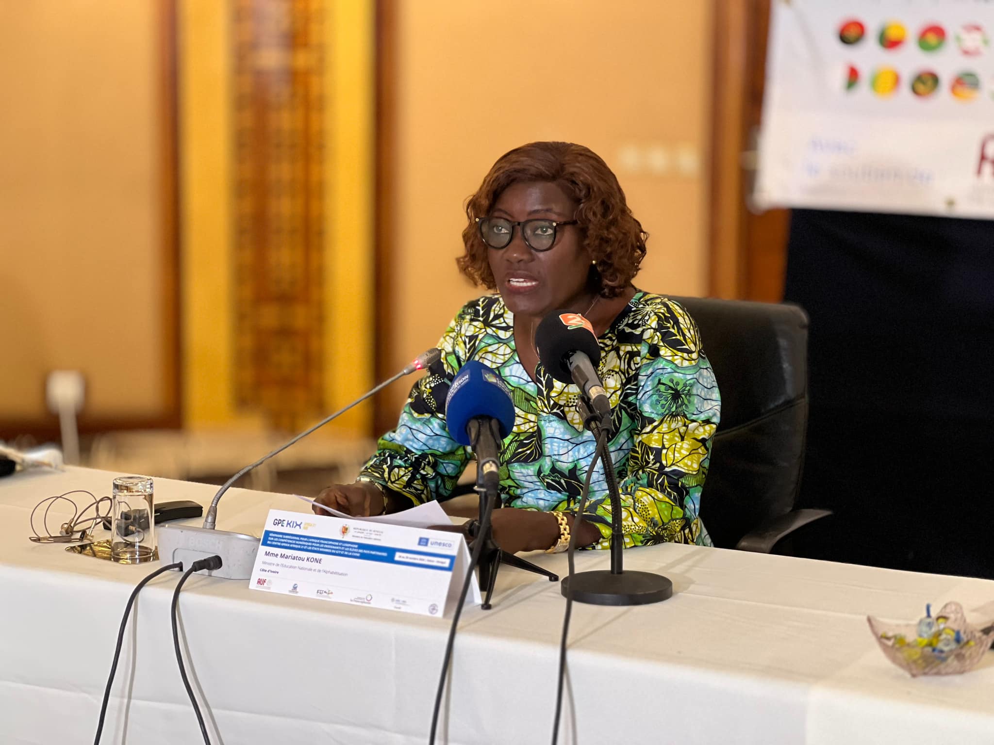 Education numérique : la ministre Mariatou Koné partage l’expérience ivoirienne à Dakar