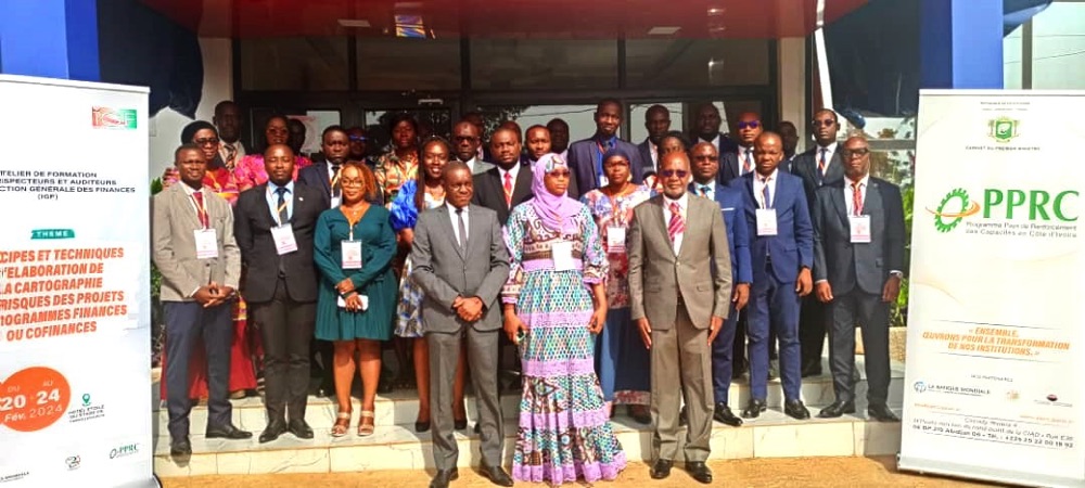 Elaboration de la cartographie des risques des projets et programmes de développement: 25 inspecteurs et auditeurs de l'IGF s'approprient les principes et techniques
