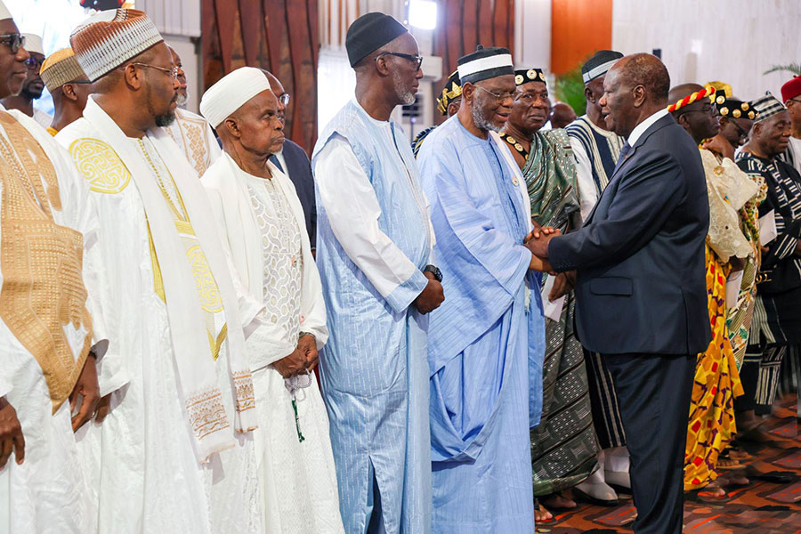 Élection sans violence en 2025 : le Président Alassane Ouattara s'engage à consolider les acquis enregistrés depuis 2011