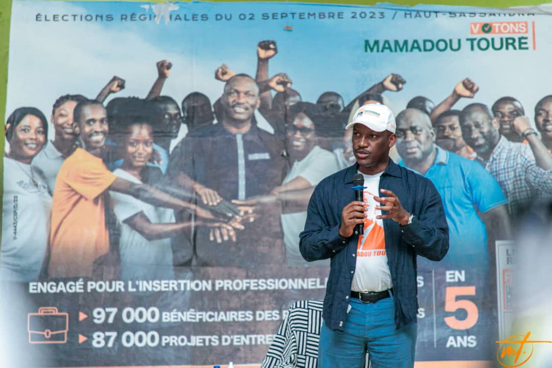 Élections régionales dans le Haut-Sassandra : Mamadou Touré décline sa vision aux acteurs du secteur Education-Formation