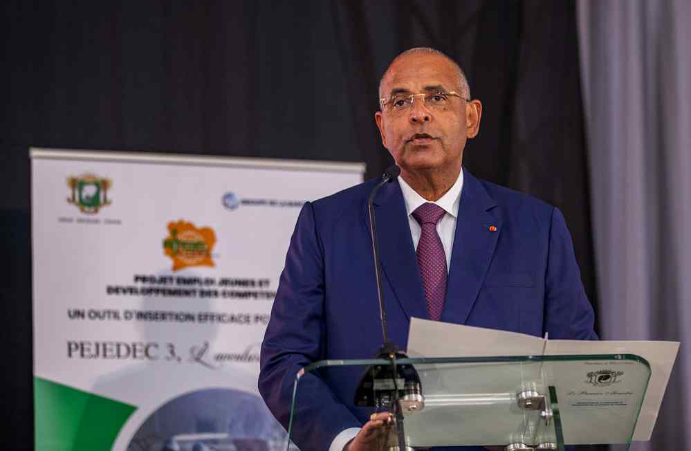 Emploi jeunes : le Premier Ministre Patrick Achi lance la phase 3 du PEJEDEC devant favoriser l'insertion professionnelle de plus de 100 000 jeunes