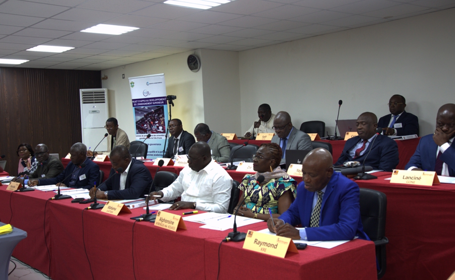 Enseignement supérieur : Un Atelier de formation en management des universités publiques pour les hauts dirigeants des universités Félix Houphouët Boigny et Nangui Abrogoua s'ouvre à Abidjan