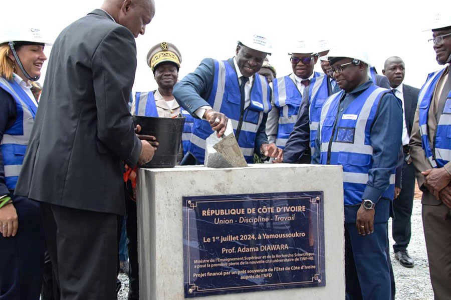 Enseignement supérieur : une nouvelle cité universitaire de 1 194 lits en construction à l’INPHB de Yamoussoukro