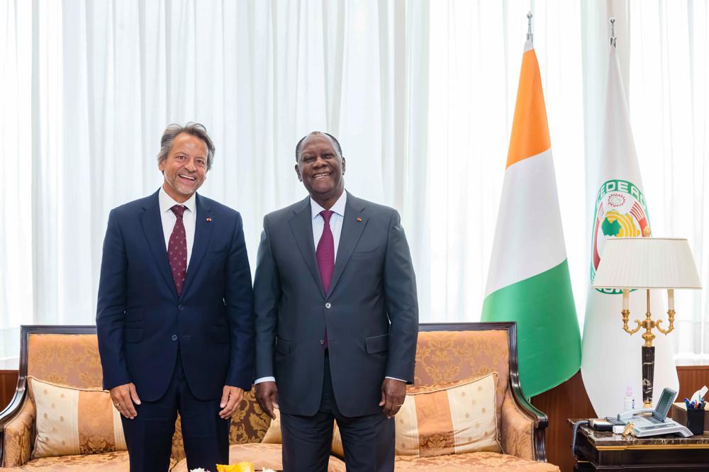 Le Chef de l’Etat a échangé avec l’Ambassadeur de l’Union Européenne en Côte d’Ivoire