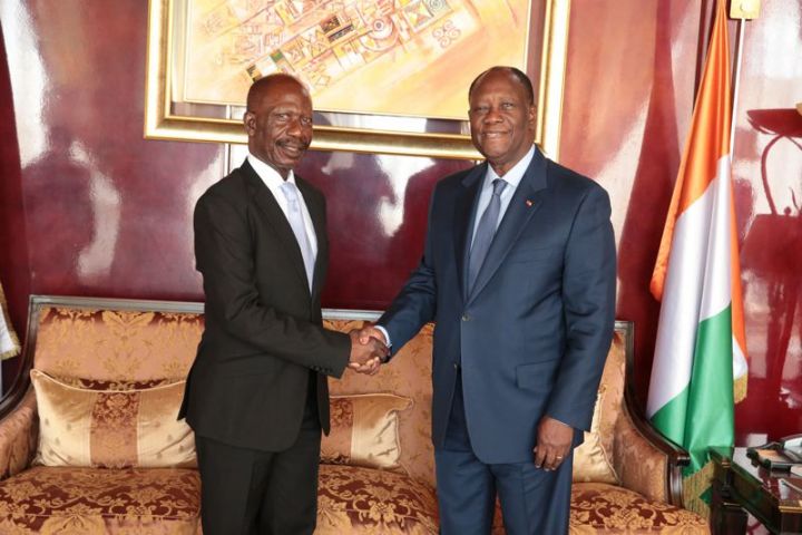 Le Chef de l’Etat a eu un entretien avec l’Ambassadeur du Ghana en Côte d’Ivoire
