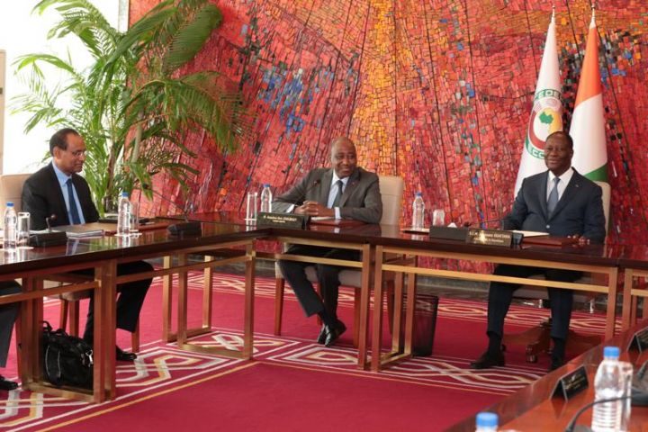 Le Chef de l’Etat a eu un entretien avec une Mission du FMI