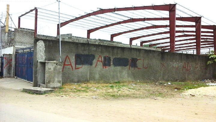 Domaine de l’Esatic : La poissonnerie en construction rasée, hier