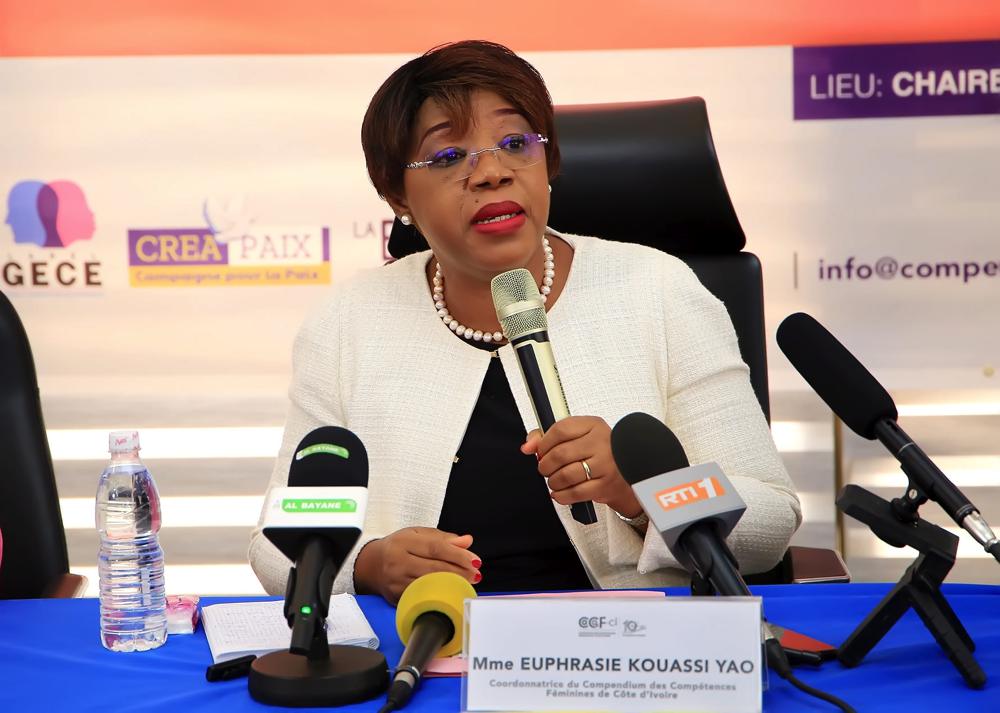 Promotion du genre : Le Compendium des Compétences féminines de Côte d’Ivoire (COCOFCI), au centre de la conférence de presse 