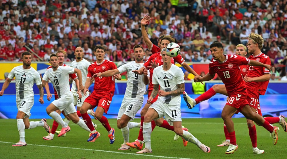 Euro-2024: la Slovénie frustre le Danemark d'Eriksen 1-1