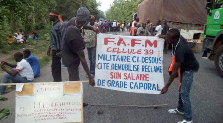 Sécurité - Les démobilisés reportent leur manifestation, sous des gifles, les chefs traditionnels et religieux montent au créneau