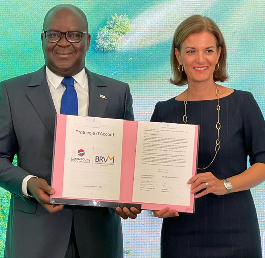 La BRVM signe un protocole d’accord avec son homologue de Luxembourg