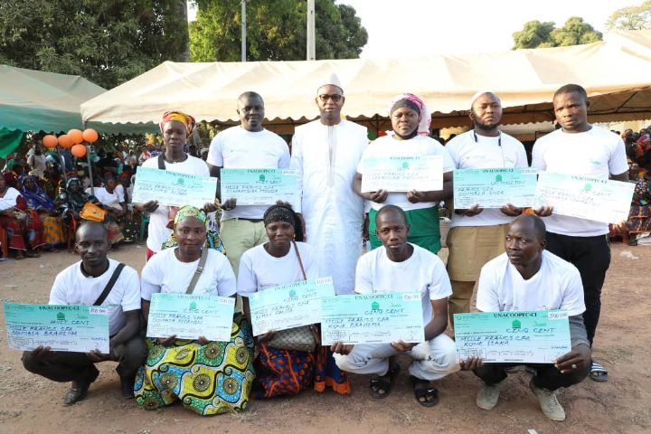 AGIR phase III: plus de 22 millions de FCFA octroyés à 80 jeunes du Kabadougou