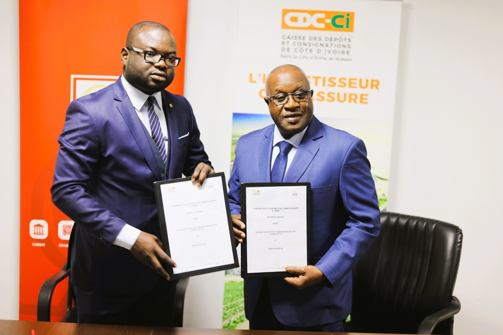 Financement des PME/TPE: la Caisse des Dépôts et Consignations signe un accord avec ''Crédit  Access''