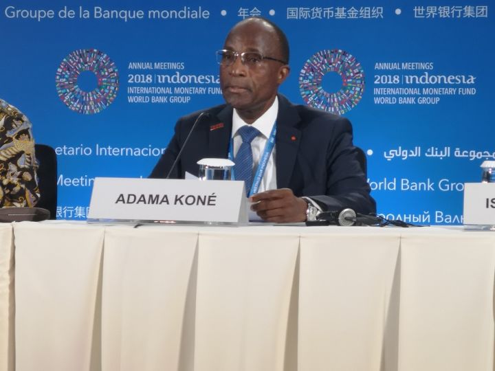 Assemblées annuelles FMI - Banque Mondiale : Le Ministre Adama Koné partage l’expérience ivoirienne sur la mobilisation des ressources internes et l’accès au financement à travers la digitalisation
