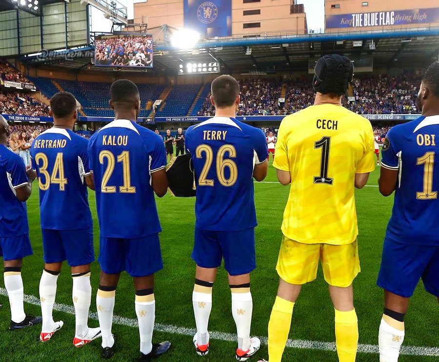 Football/Angleterre: Salomon Kalou, Michael Essien, John Terry et d’autres légendes de Chelsea battent le Bayern de Munich (4-0)