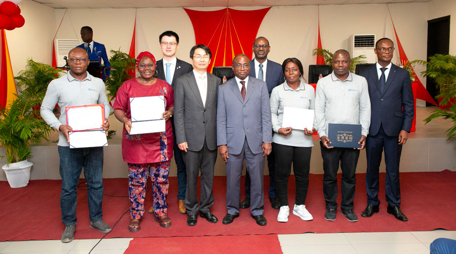 Formation professionnelle : le ministre Koffi N’Guessan reçoit 91 formateurs et encadreurs ivoiriens de retour de formation en Chine