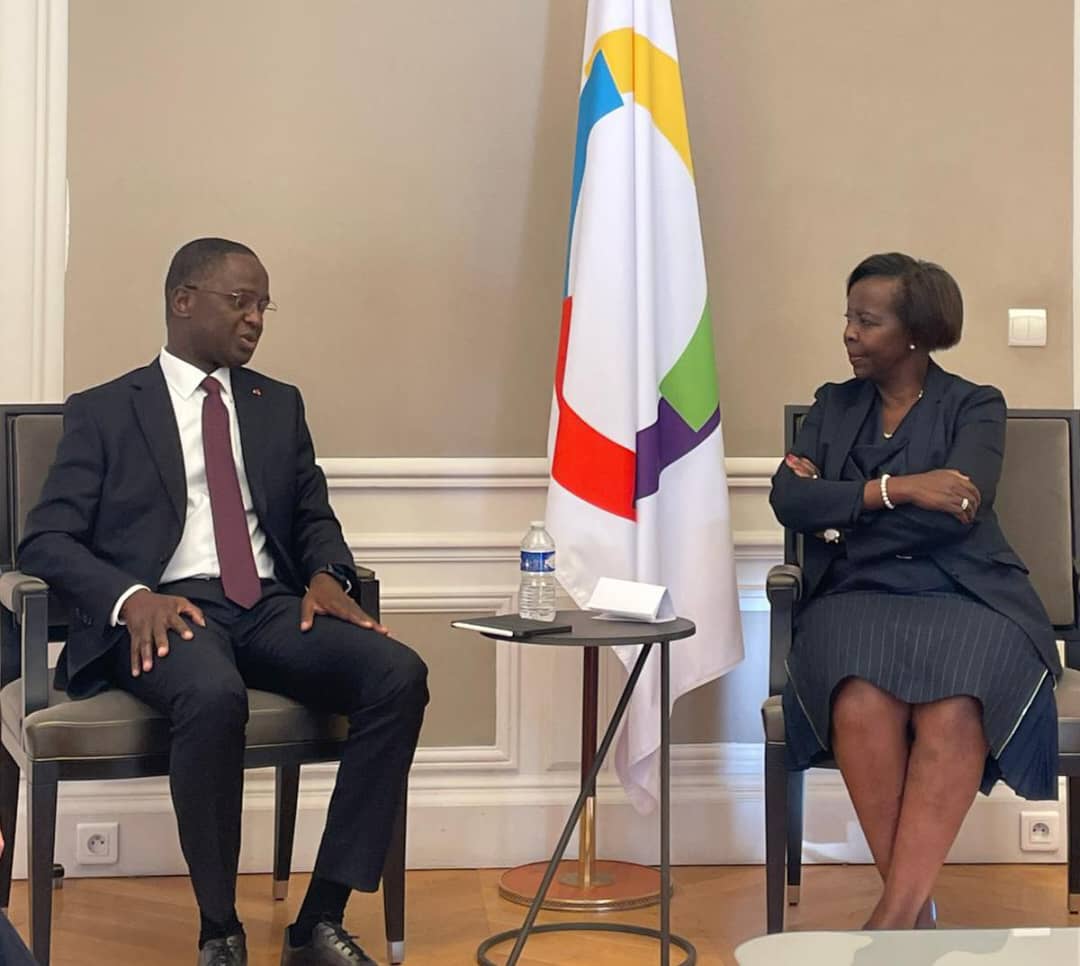 France : le Président de l’Alliance des Patronats Francophones reçu en audience par la Secrétaire Générale de l’OIF