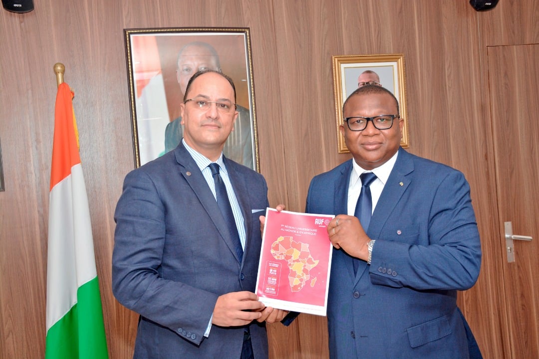 Francophonie : Le Ministre Amadou Coulibaly échange avec une délégation l’Agence Universitaire Francophone (AUF)