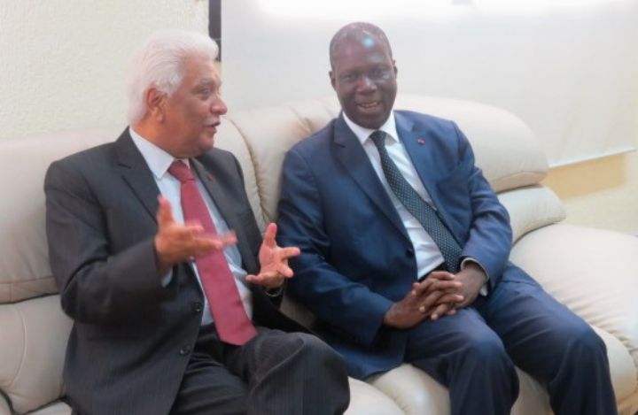 OIF : Jean Claude de l’Estrac, candidat mauricien à la Francophonie reçu par le ministre de la Culture et de la Francophonie 