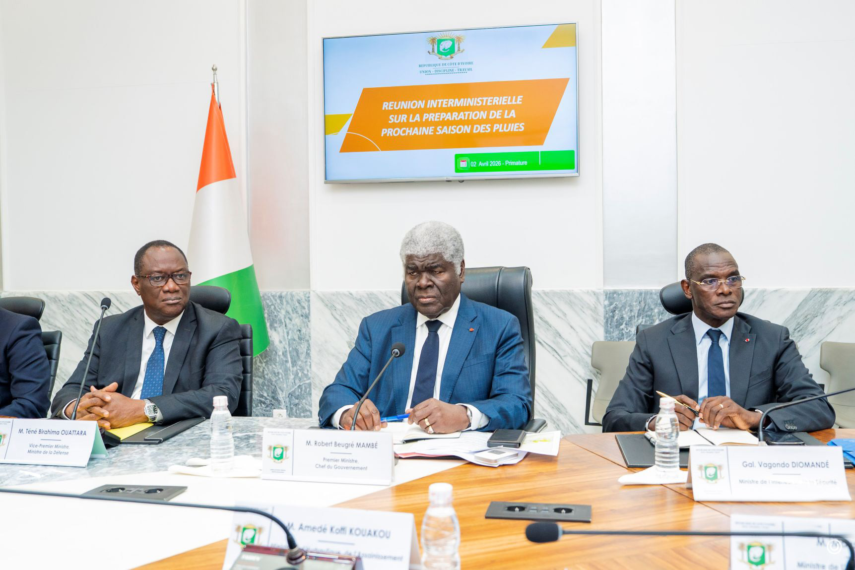 Future saison des pluies : le gouvernement anticipe pour prévenir les risques d’inondation