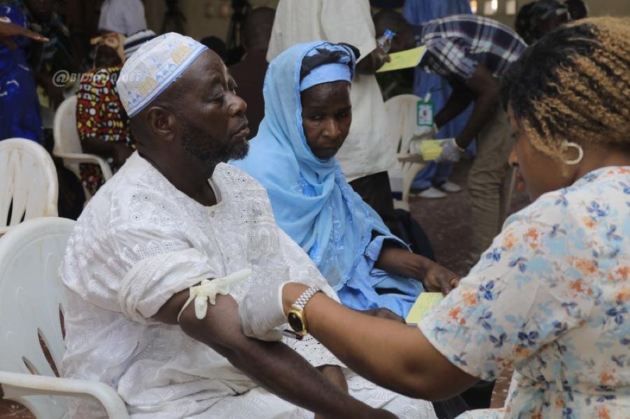 Gagnoa : des personnes du 3e âge bénéficient gratuitement de consultations et de séances de dépistage de maladies métaboliques