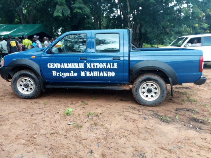 Un nouveau véhicule d’intervention pour la brigade de gendarmerie de M’Bahiakro
