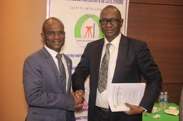 Aboubacar Yacouba SANOGO élu nouveau Président de l’Ordre des Géomètres Experts de Côte d’Ivoire