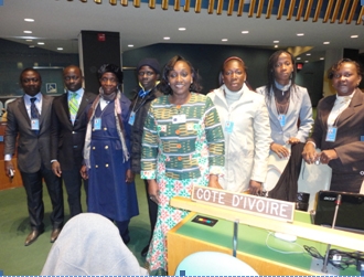 56ème Session de la Commission de la Condition de la Femme aux Nations Unies - Dr Raymonde Goudou Coffie « vend » avec succès le programme du Président Alassane Ouattara sur l’autonomisation des femmes du milieu rural.