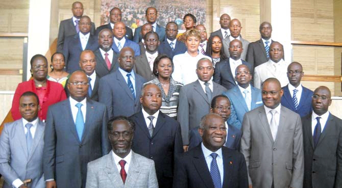 1er Conseil des ministres du Président Laurent Gbagbo - 34 commandos dont 7 femmes