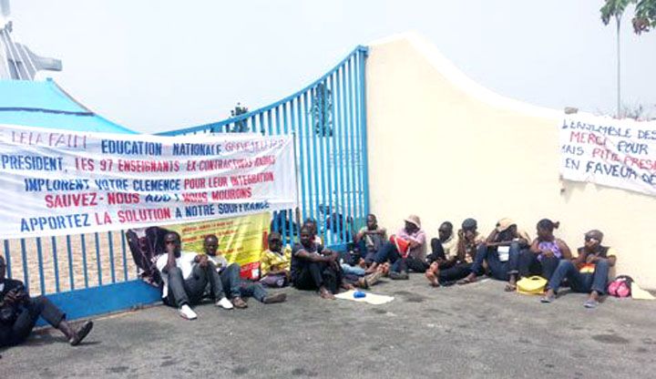 Éducation: Des ex-enseignants contractuels ont entamé une grève de la faim ce mardi