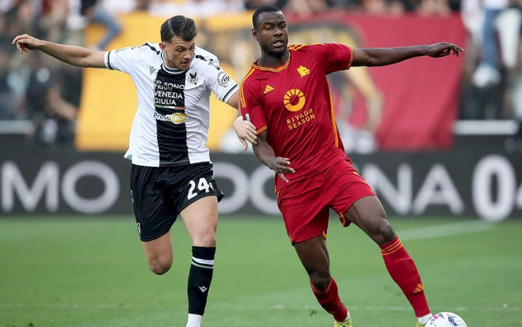 Grosse inquiétude pour Evan Ndicka, Udinese - AS Roma arrêté !