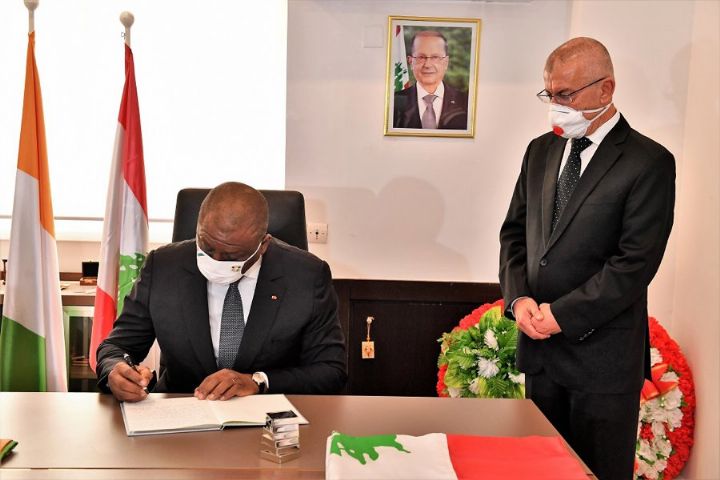 Le Premier ministre Hamed Bakayoko exprime la solidarité des ivoiriens au peuple libanais
